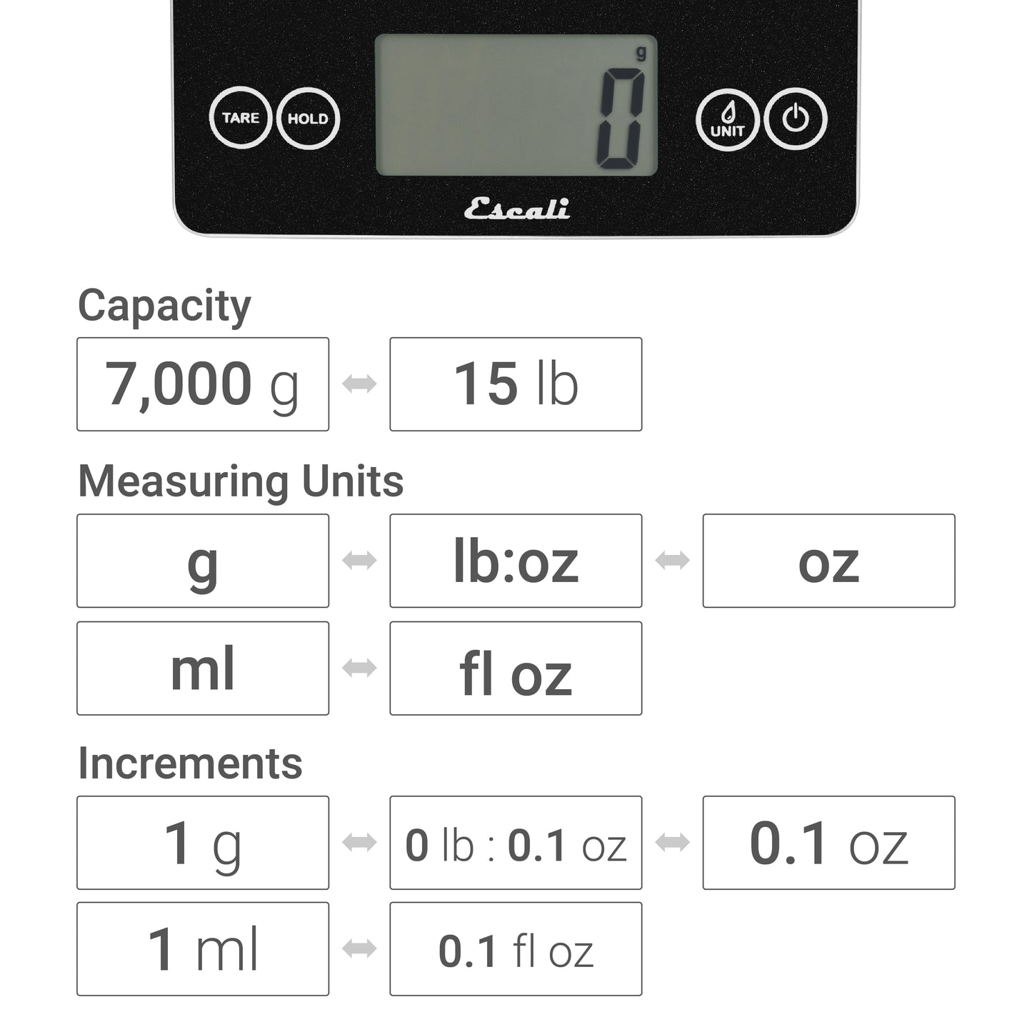 Arti Glass Kitchen Scale
