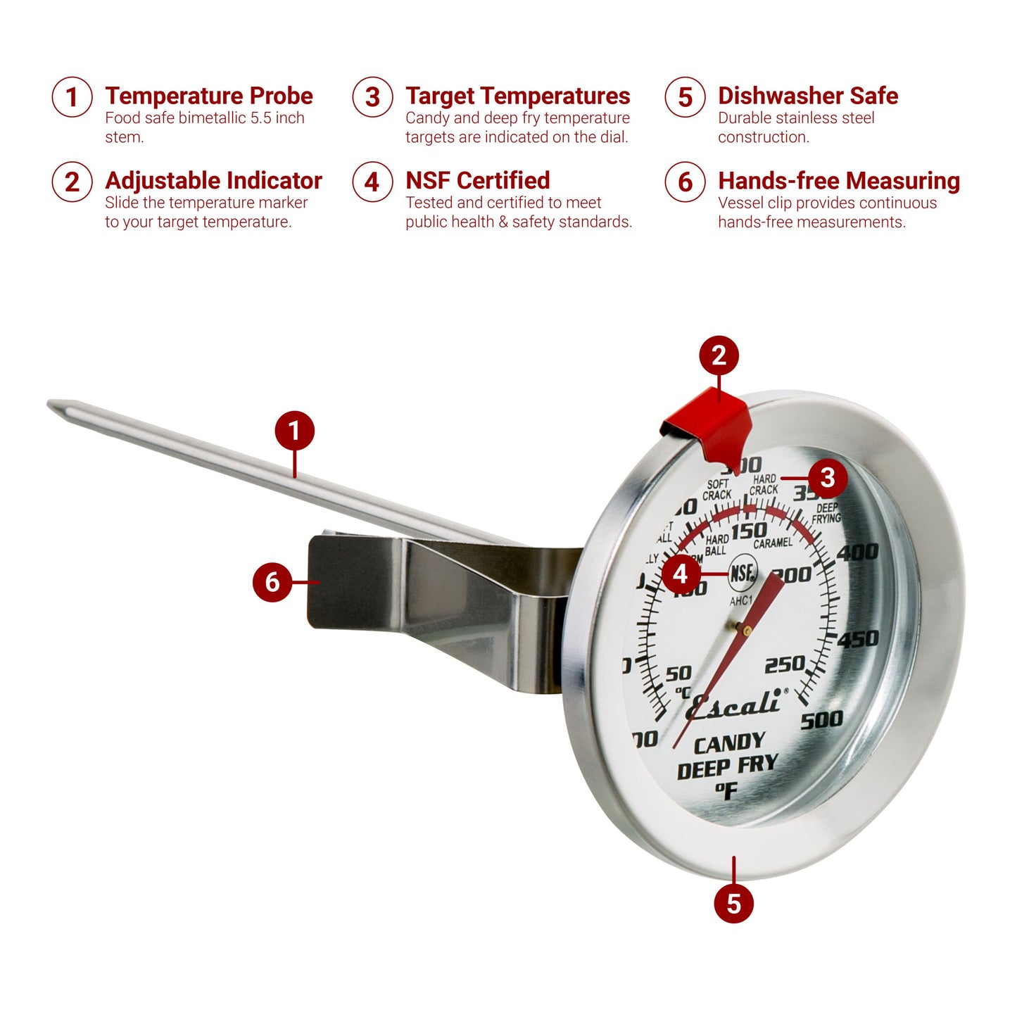 Candy / Deep Fry Dial Thermometer