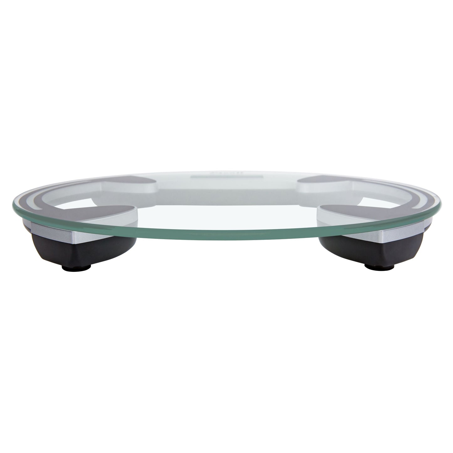 Clear Glass Bathroom Scale - Round