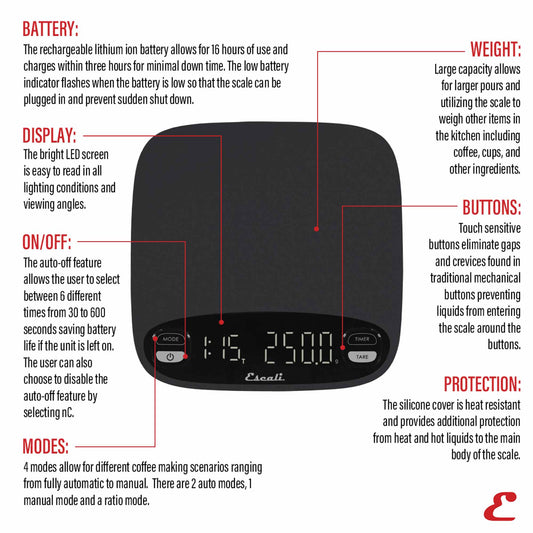 Versi Digital Coffee Scale with Timer