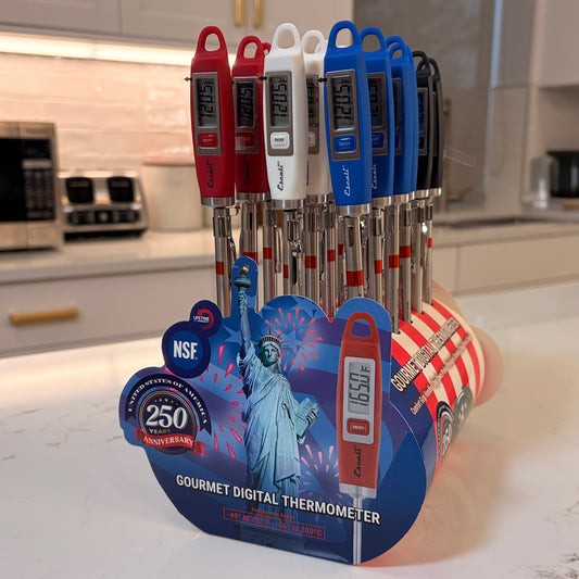 Gourmet Digital Thermometer CDU 18 Count, USA 250th Anniversary Addition