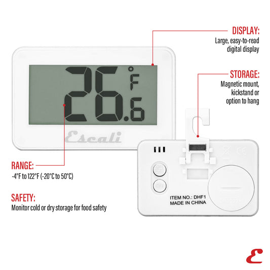 Digital Refrigerator / Freezer Thermometer