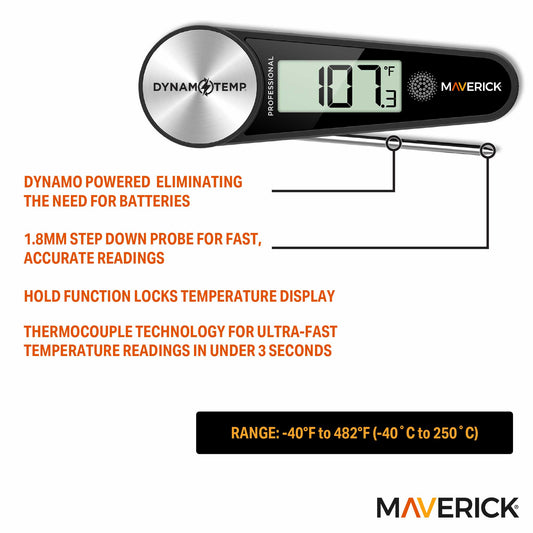 Dynamo Temp Thermocouple Food Thermometer