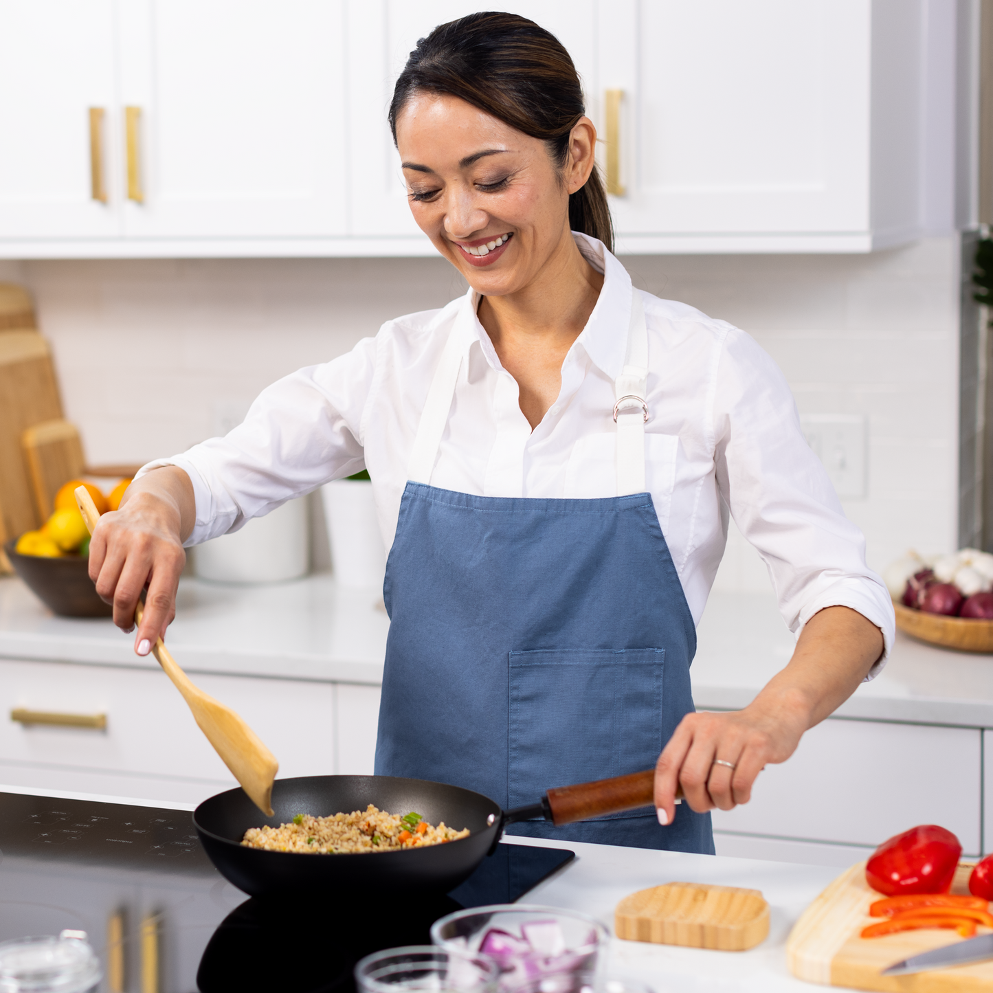 Classic Series 9.5-Inch Carbon Steel Preseasoned Stir Fry Pan
