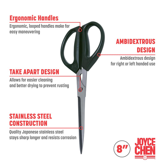 Deluxe Unlimited Kitchen Scissors, 8" - Dark Navy