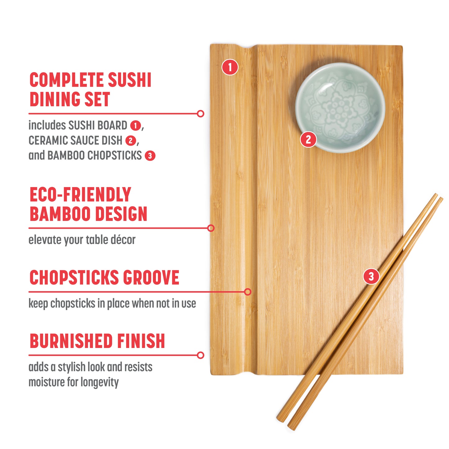 Sushi Bundle, 4 Piece