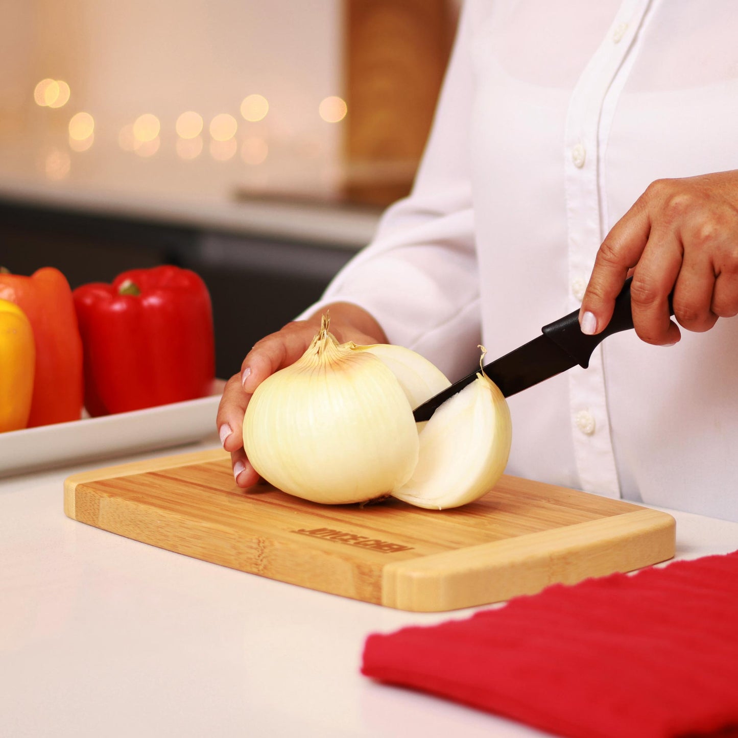 Burnished Bamboo Cutting Board Set, 3 pack