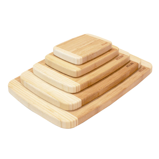 Burnished Bamboo Cutting Board Bundle, 5 pack