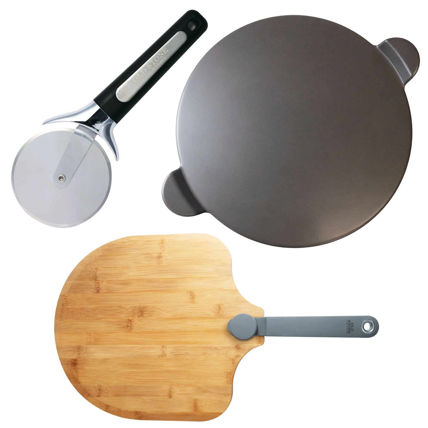 Glazed Pizza Stone Set
