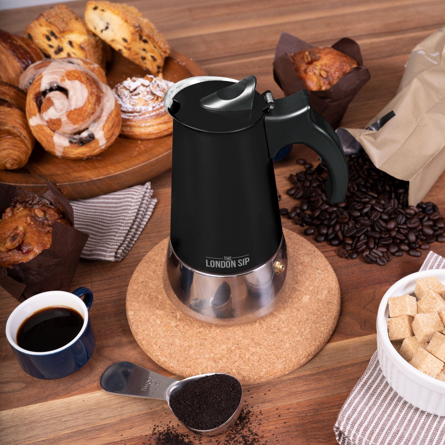 Stainless Steel Stovetop Espresso Coffee Maker