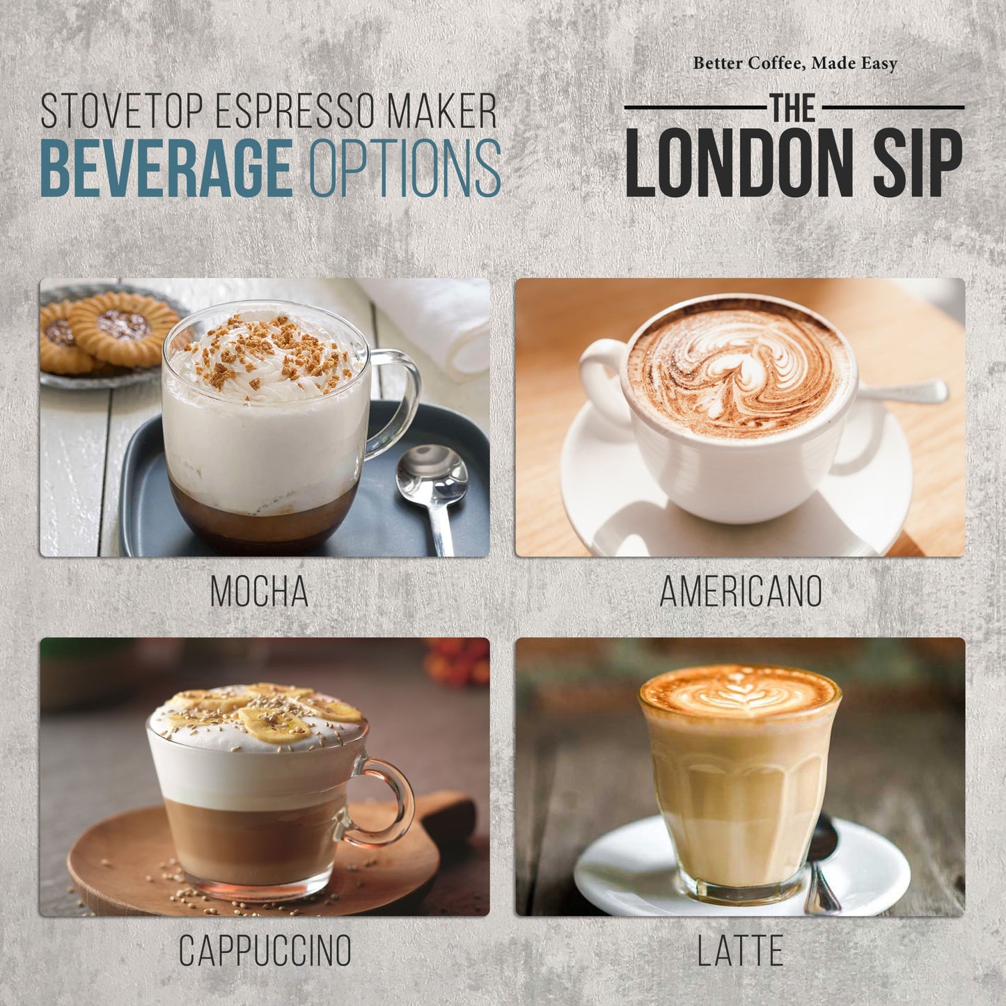 Stainless Steel Stovetop Espresso Coffee Maker