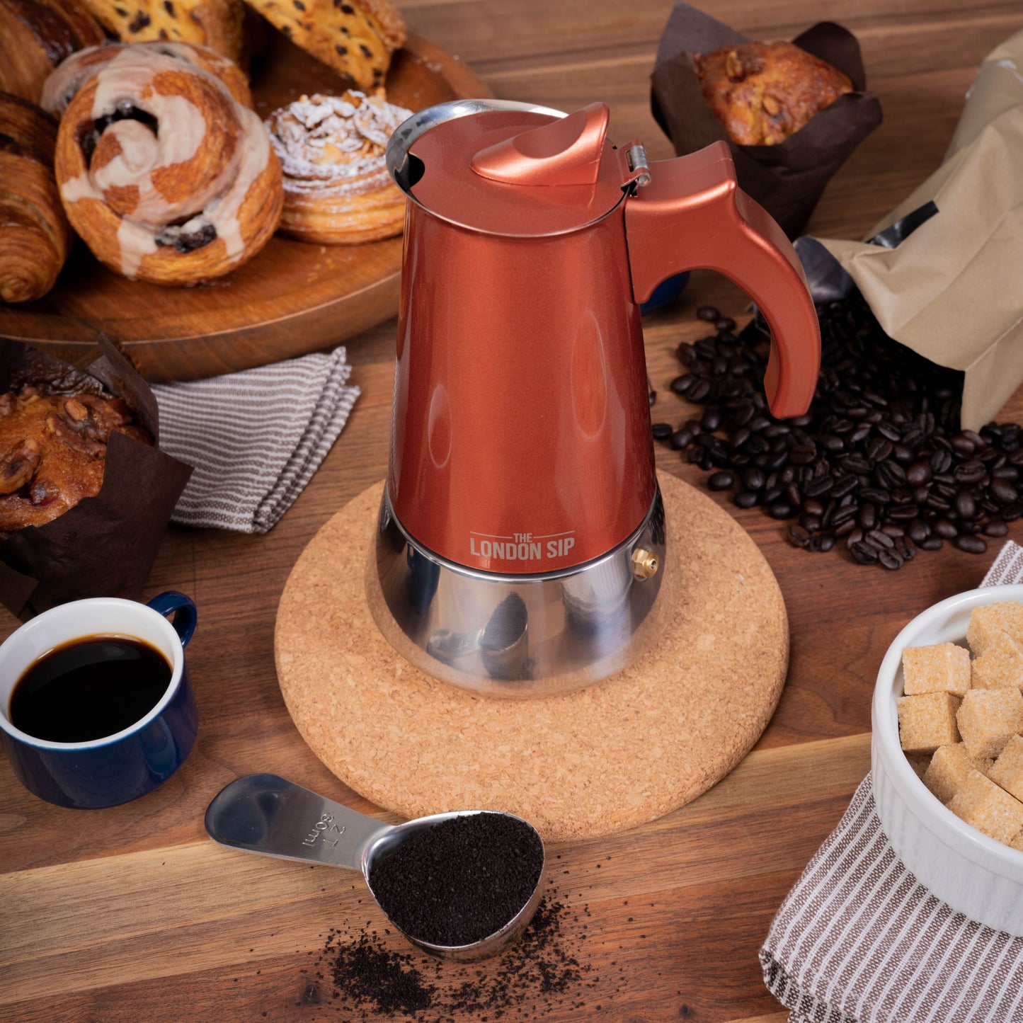 Stainless Steel Stovetop Espresso Coffee Maker