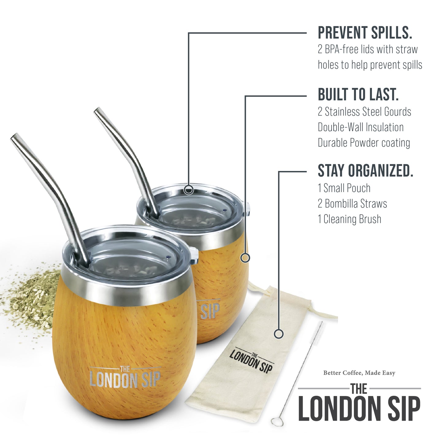 Yerba Mate Cup Set