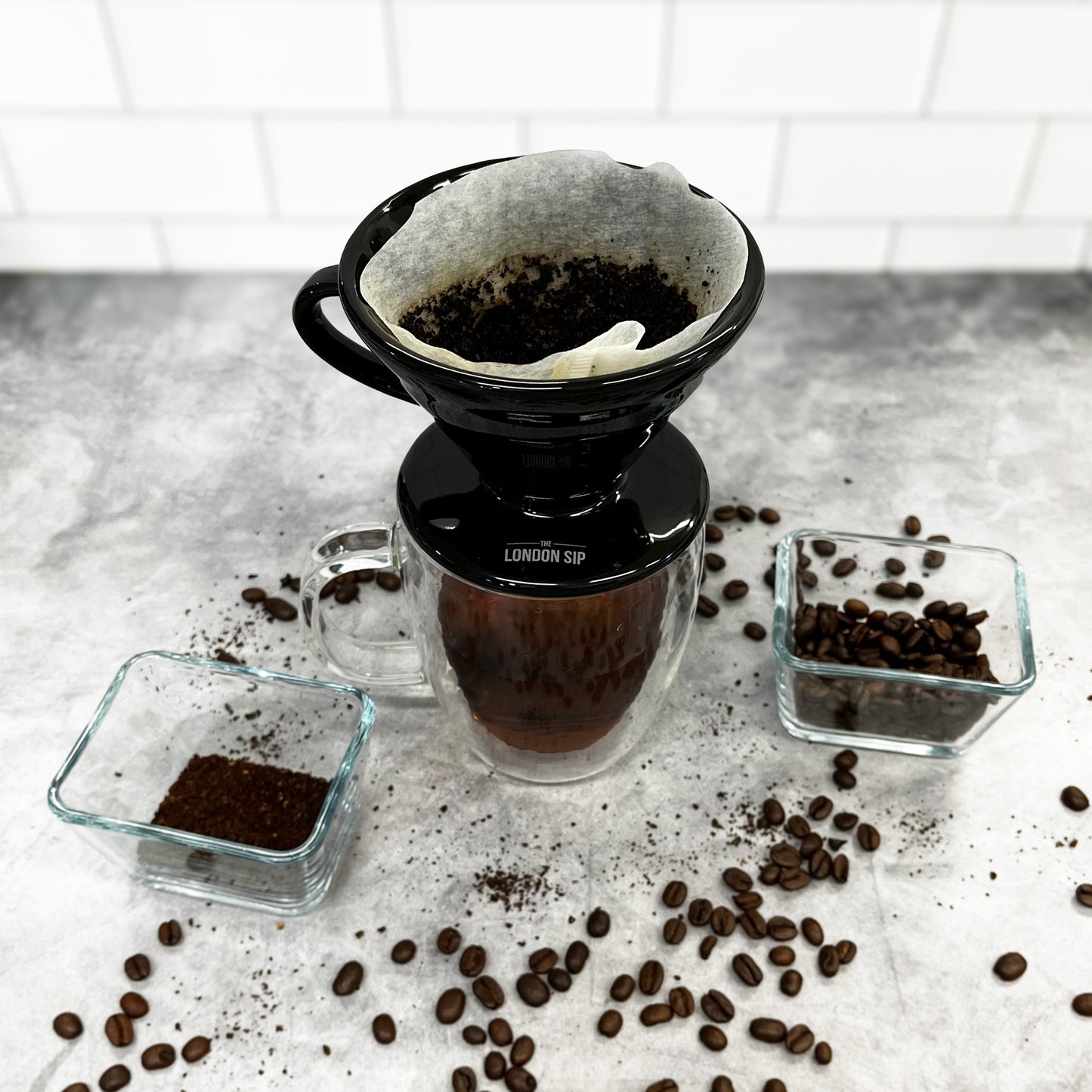 Ceramic Coffee Dripper, Black