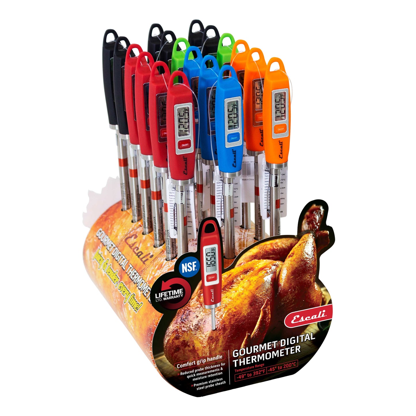 Gourmet Digital Thermometer CDU 18 Count