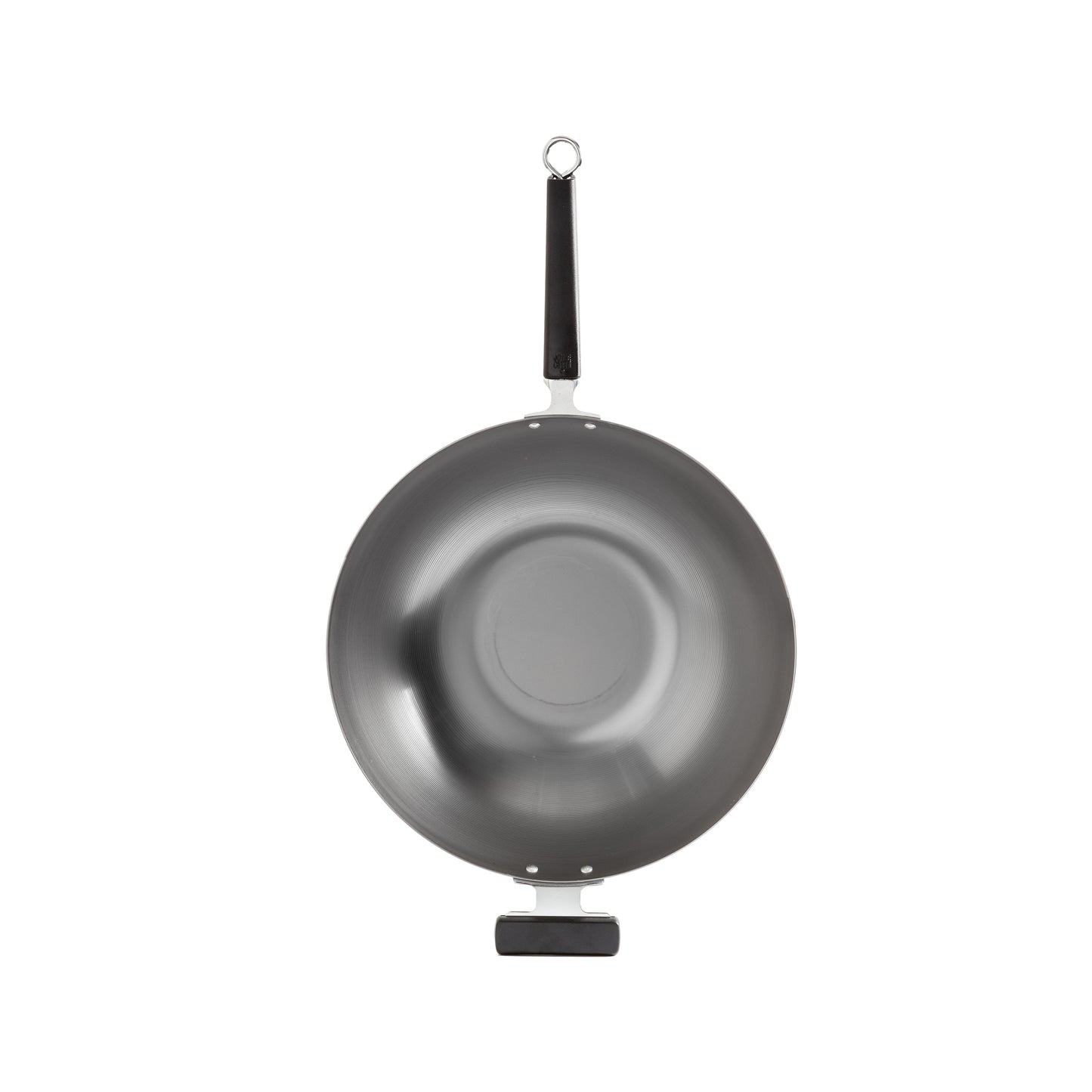 Professional Series 14-Inch Carbon Steel Flat Bottom Wok with Phenolic Handles