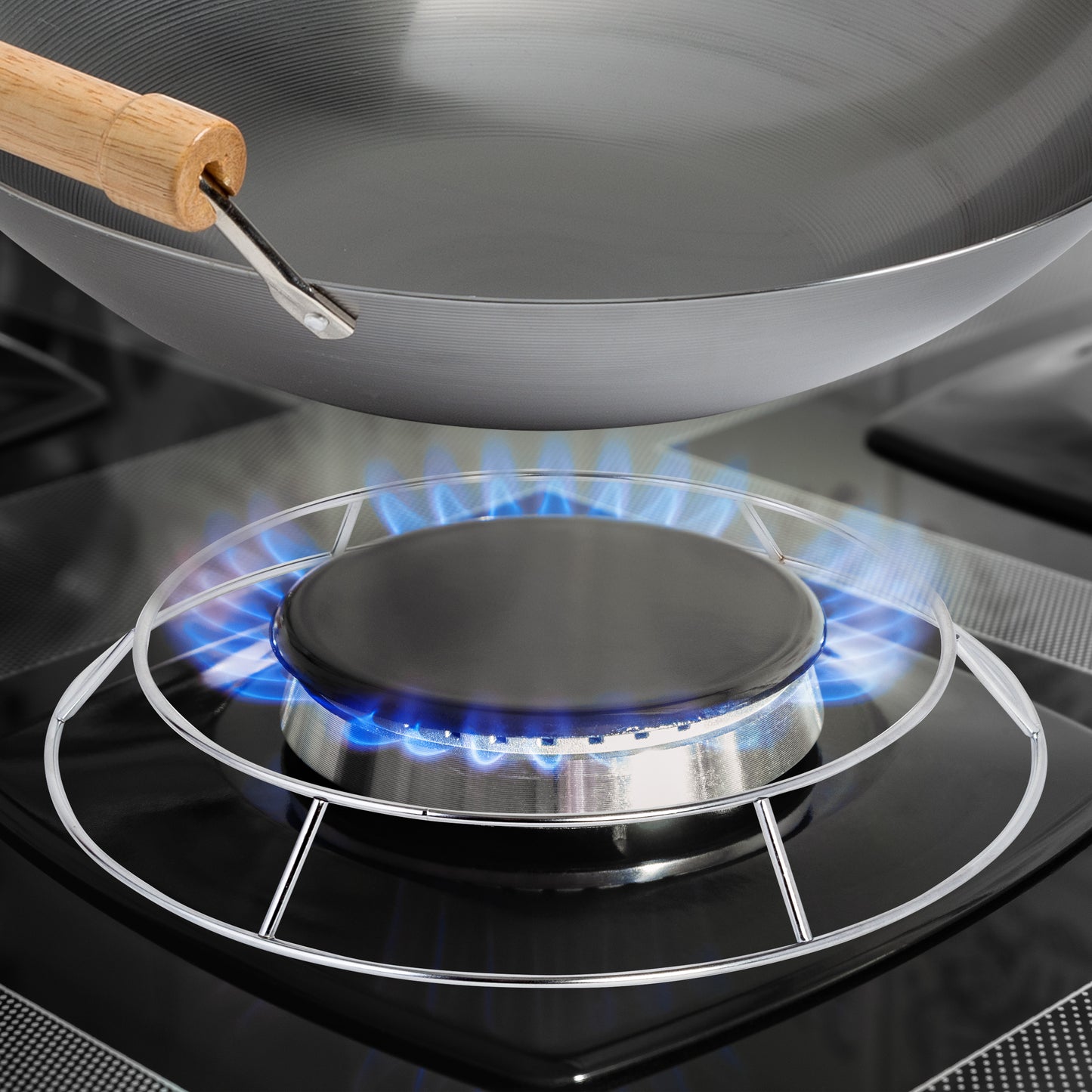 Wok Ring for Pairing with Traditional Round Bottom Woks