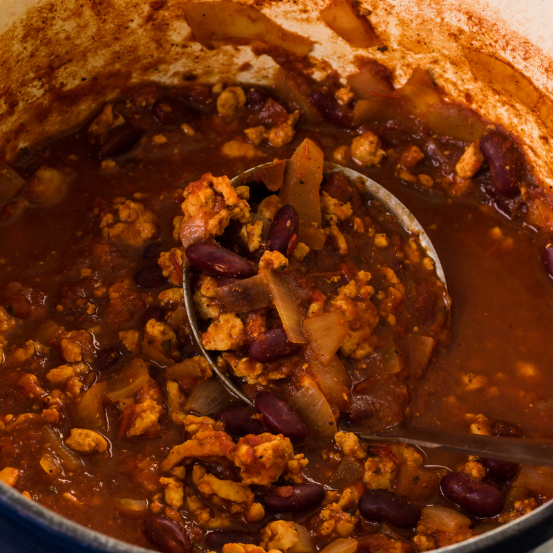 Big Batch Turkey & Veggie Chili