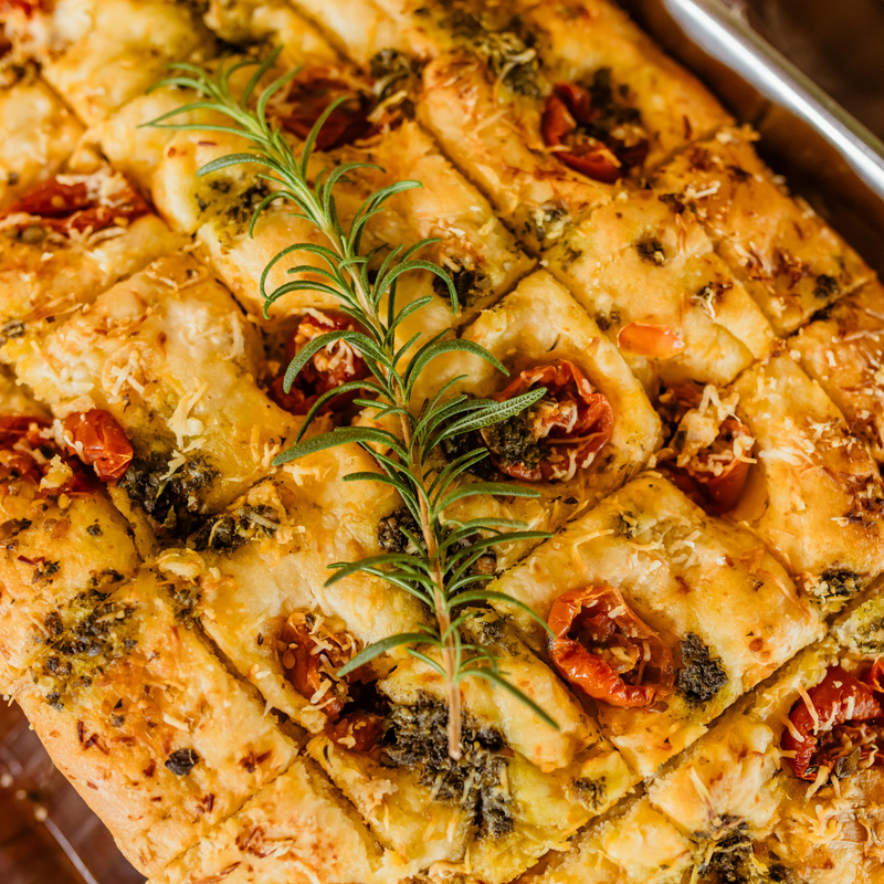 Garden Focaccia Bread