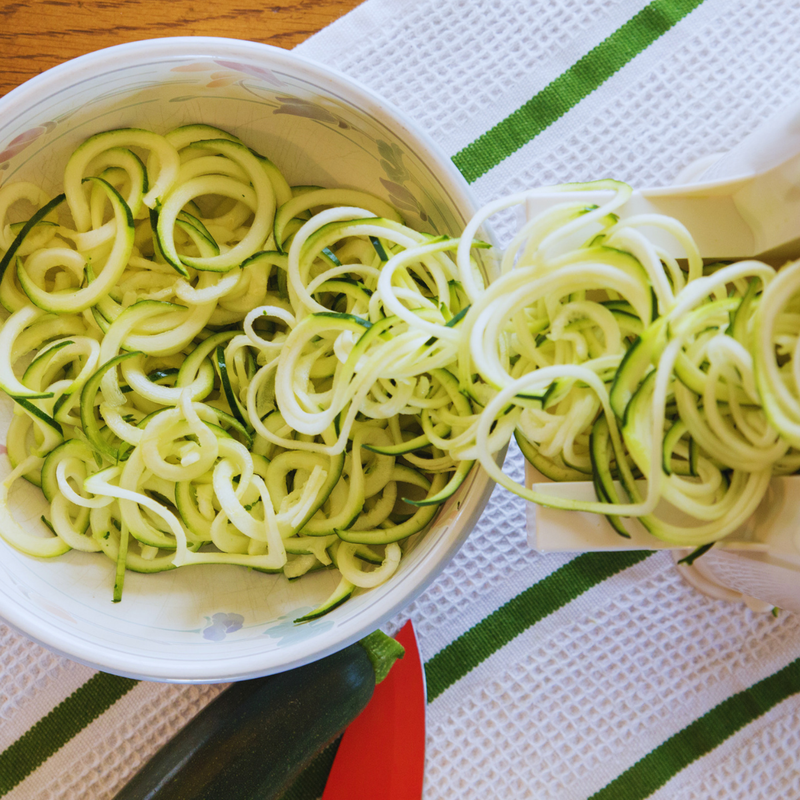 Zucchini Noodle Stir-Fry with Peanut Sauce
