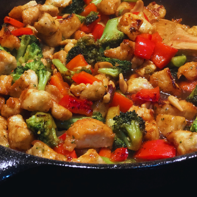 Family-Style Chicken & Veggies Stir-Fry