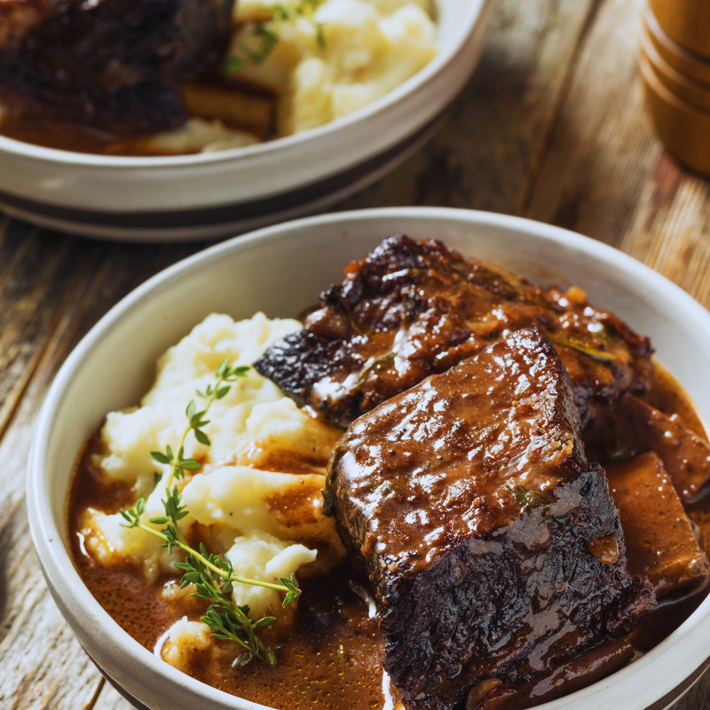 Braised Short Ribs with Root Vegetables