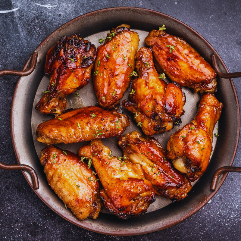 Smoky Grilled Buffalo Wings