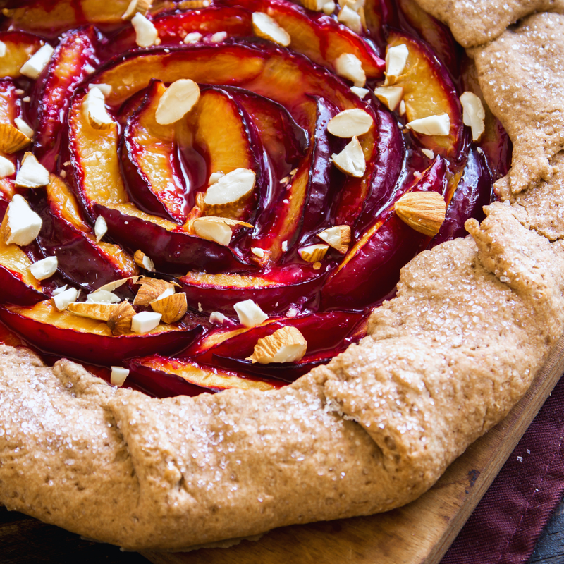 Spiced Plum Galette