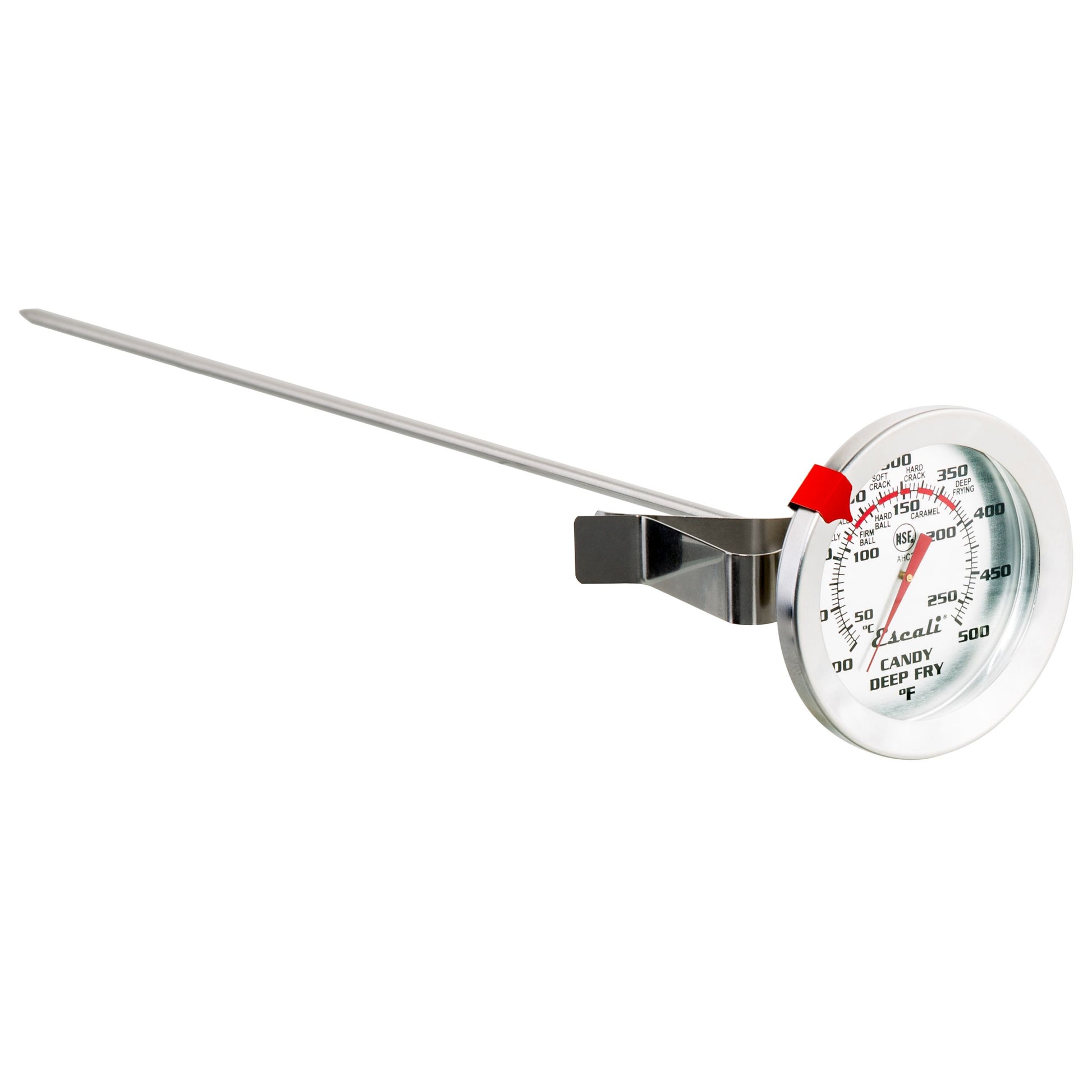Craft911 Stainless Steel Analog Candy Deep Fry Thermometer - Accurate & Fast Read Food Thermometer, Silver