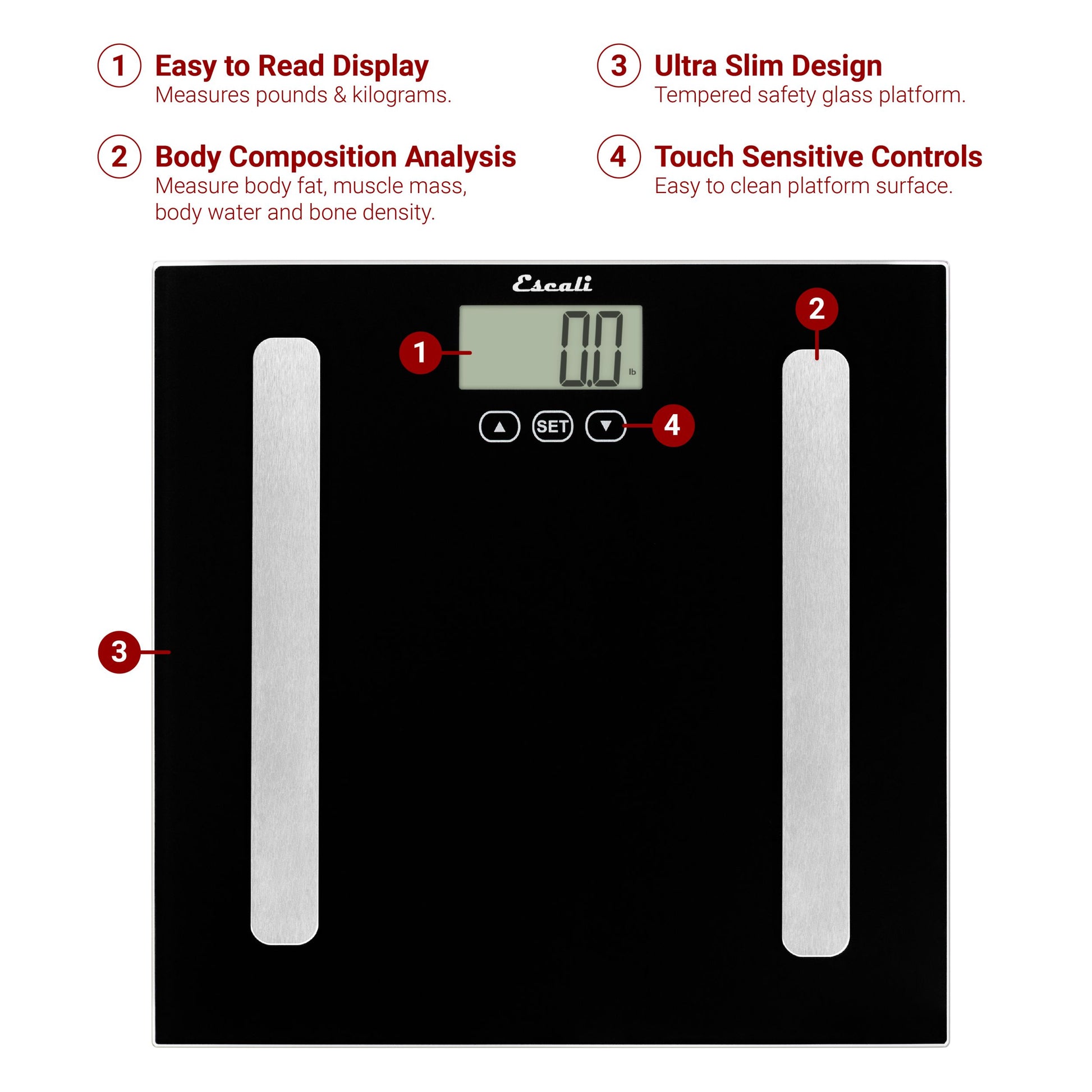 Body Digital Composition Scale Body Fat Muscle Mass Body Water