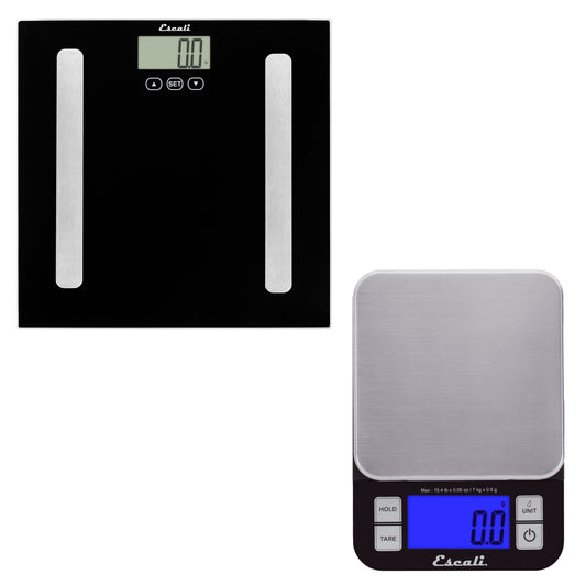 Bath and Kitchen Scale Bundle (BF180-2, SQ157B)