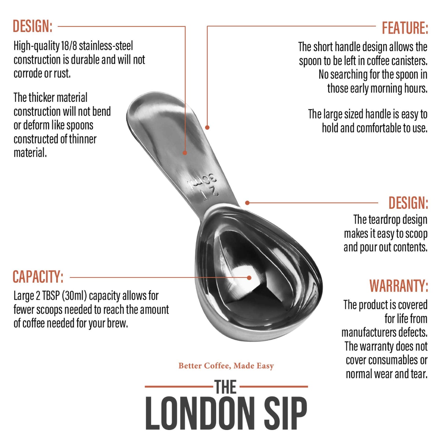 Stainless Steel Coffee Spoon