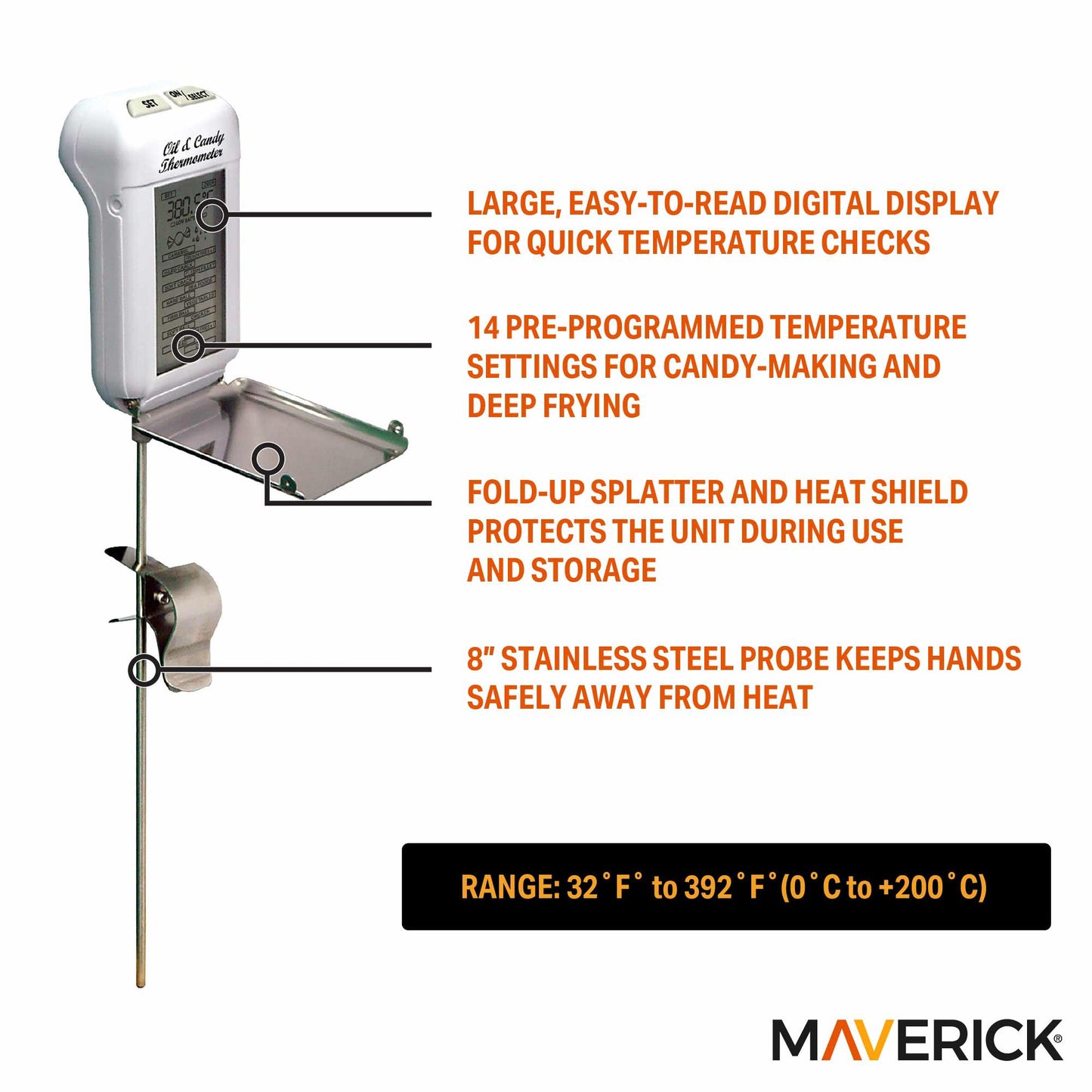 Digital Candy and Deep Fry Thermometer