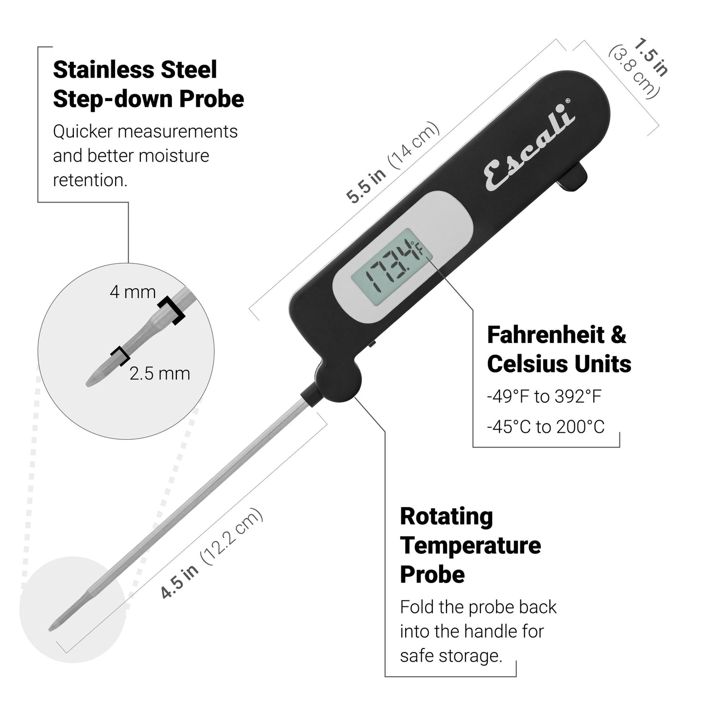 Folding Digital Thermometer