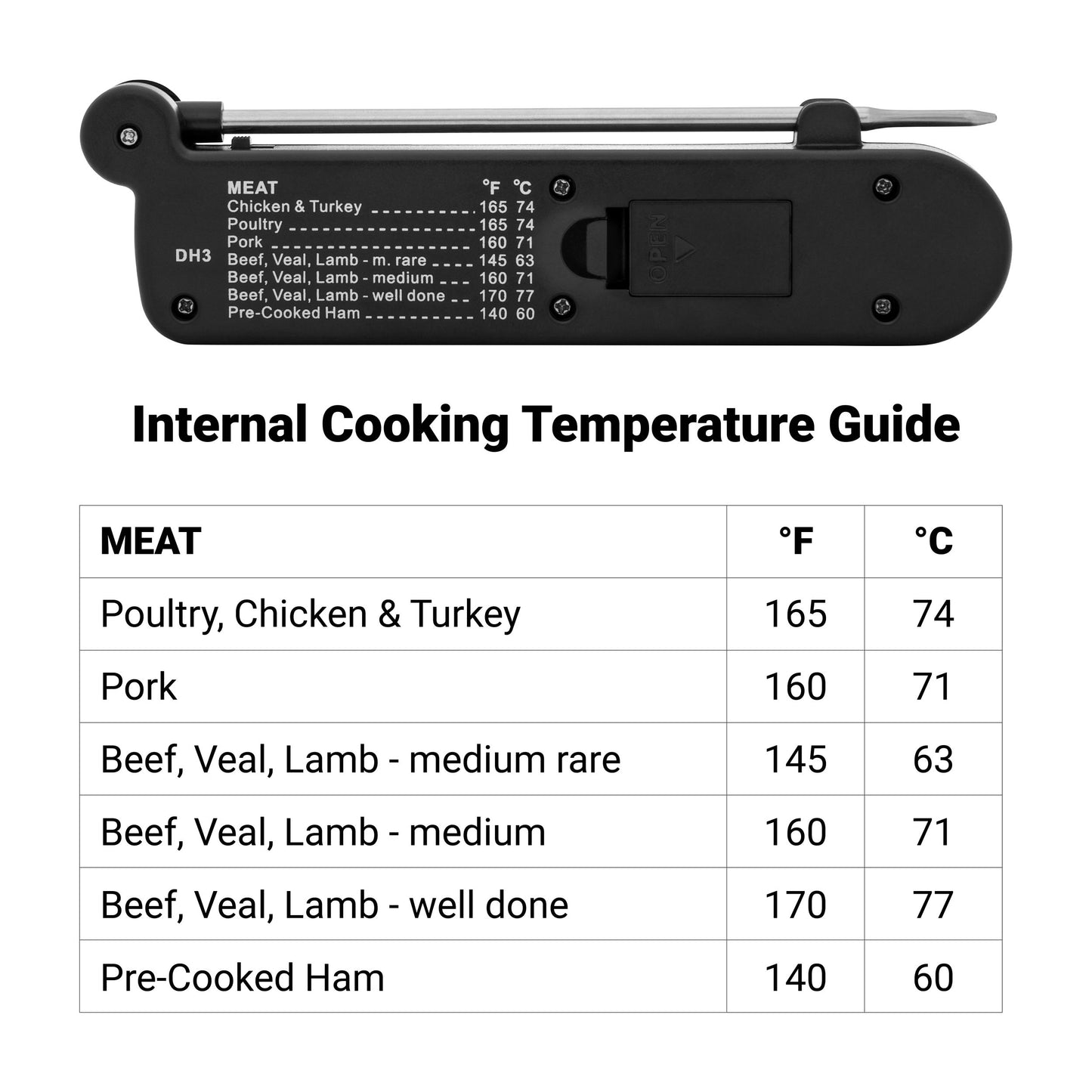 Folding Digital Thermometer