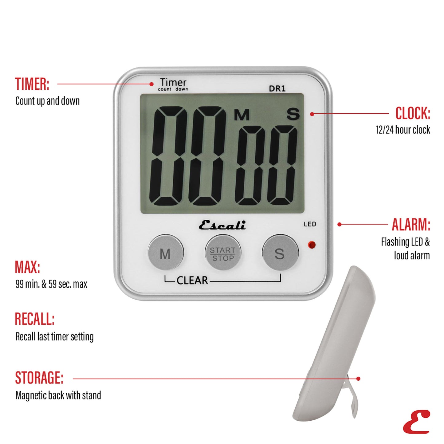 Extra Large Display Digital Timer