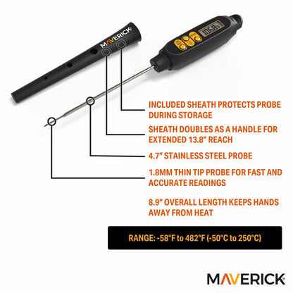 Digital Long Stem Instant Read Thermometer
