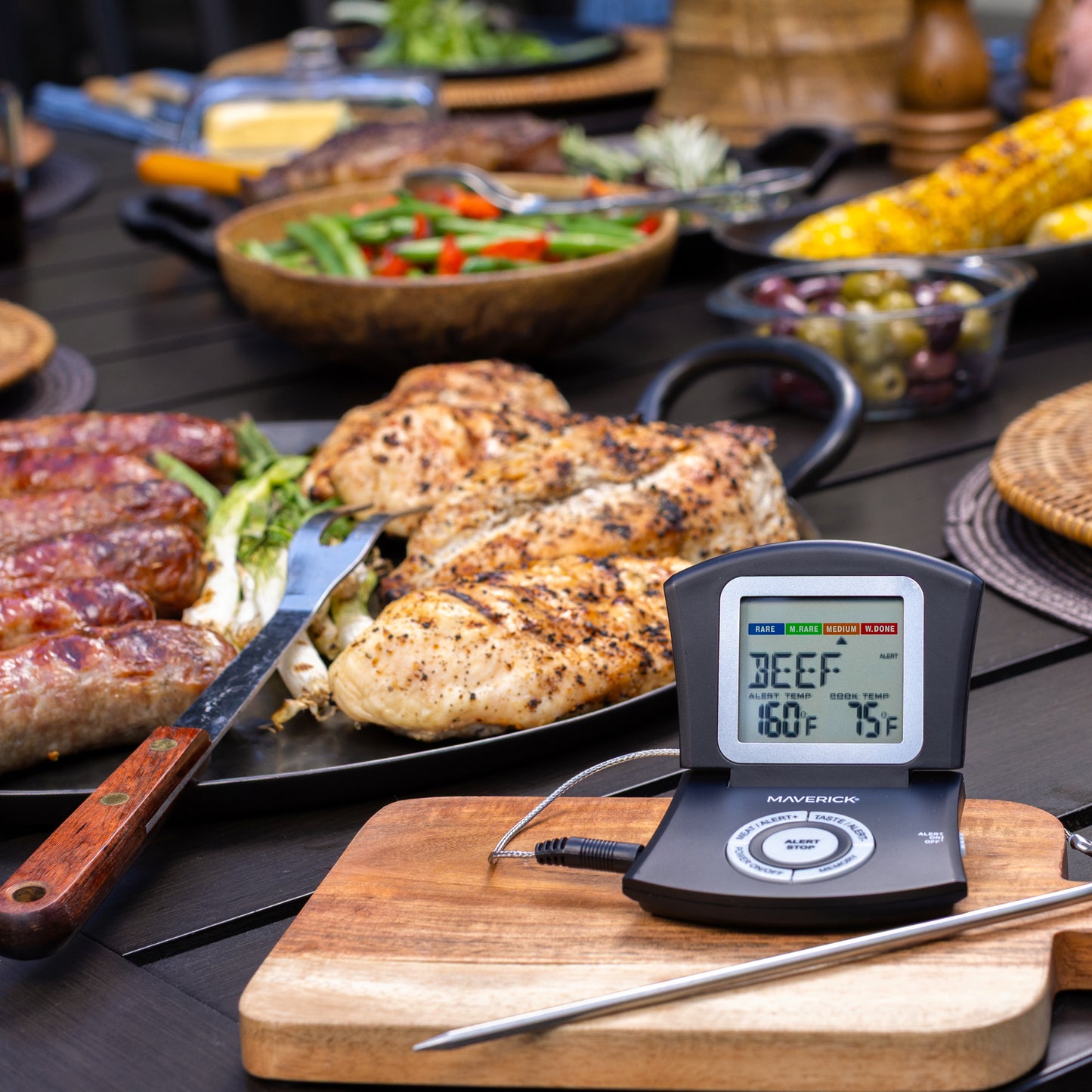Compact Digital Roasting Thermometer