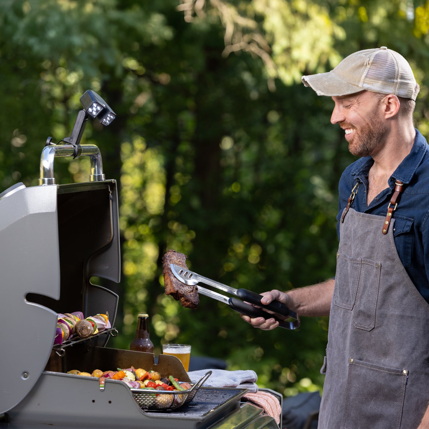 Fully Adjustable LED Grill Light