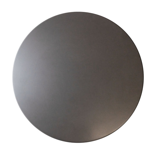 Glazed Round Pizza Stone, 16-Inch, Grey