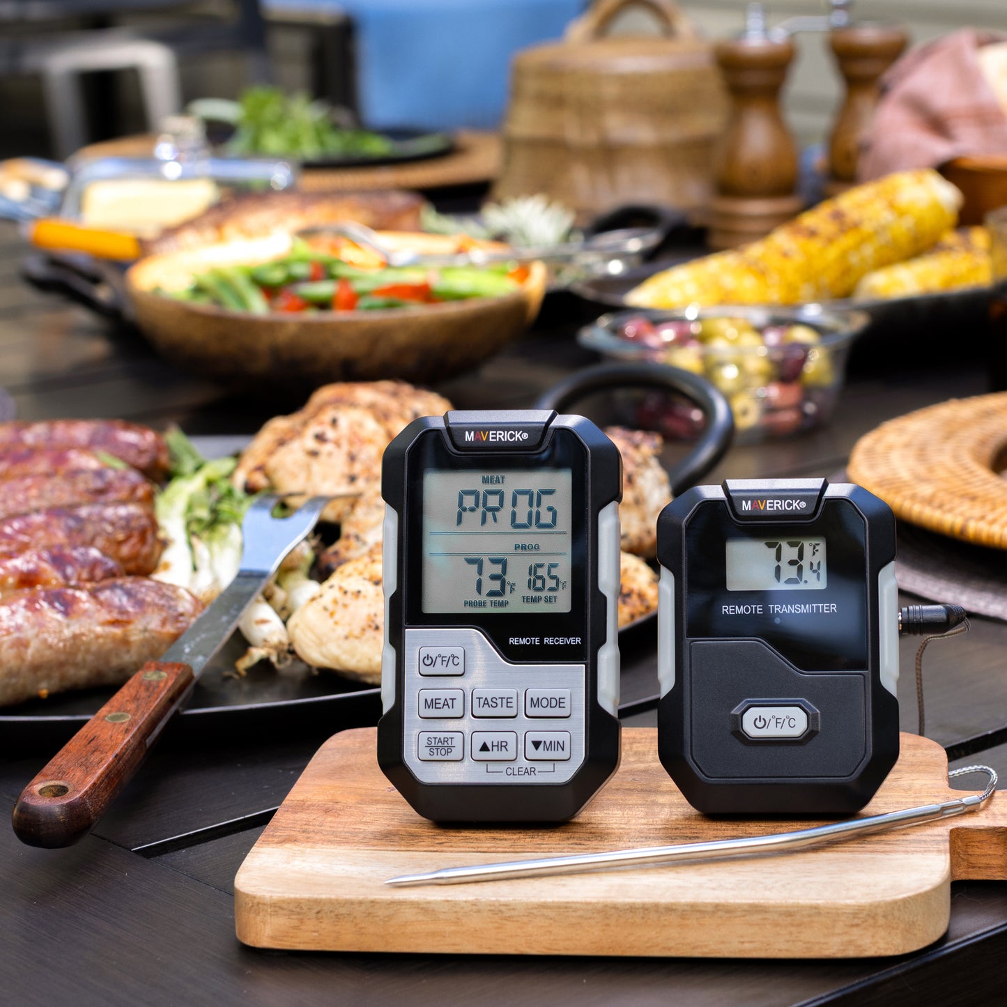 Long Range Wireless Remote Cooking Thermometer, Single Probe