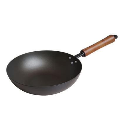Classic Series 9.5-Inch Carbon Steel Preseasoned Stir Fry Pan