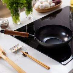 Chef Chenページ Classic Series 9.5-Inch Carbon Steel Ceramic Nonstick Stir