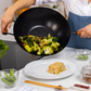 Classic Series 14-Inch Carbon Steel Ceramic Nonstick Stir Fry Pan