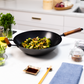 Classic Series 14-Inch Carbon Steel Ceramic Nonstick Stir Fry Pan