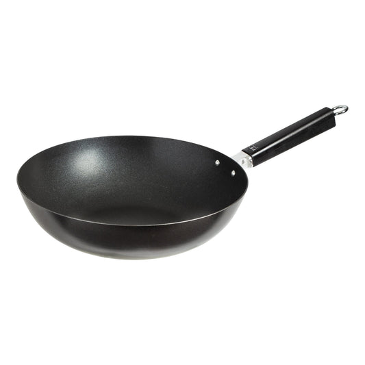 Professional Series 12-Inch Carbon Steel Ceramic Nonstick Stir Fry Pan with Phenolic Handle