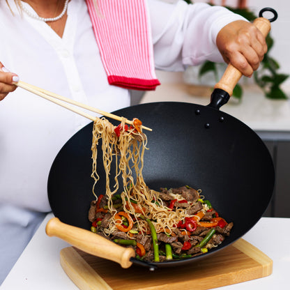 Professional Series Nonstick 14" Wok Bundle, 13 piece