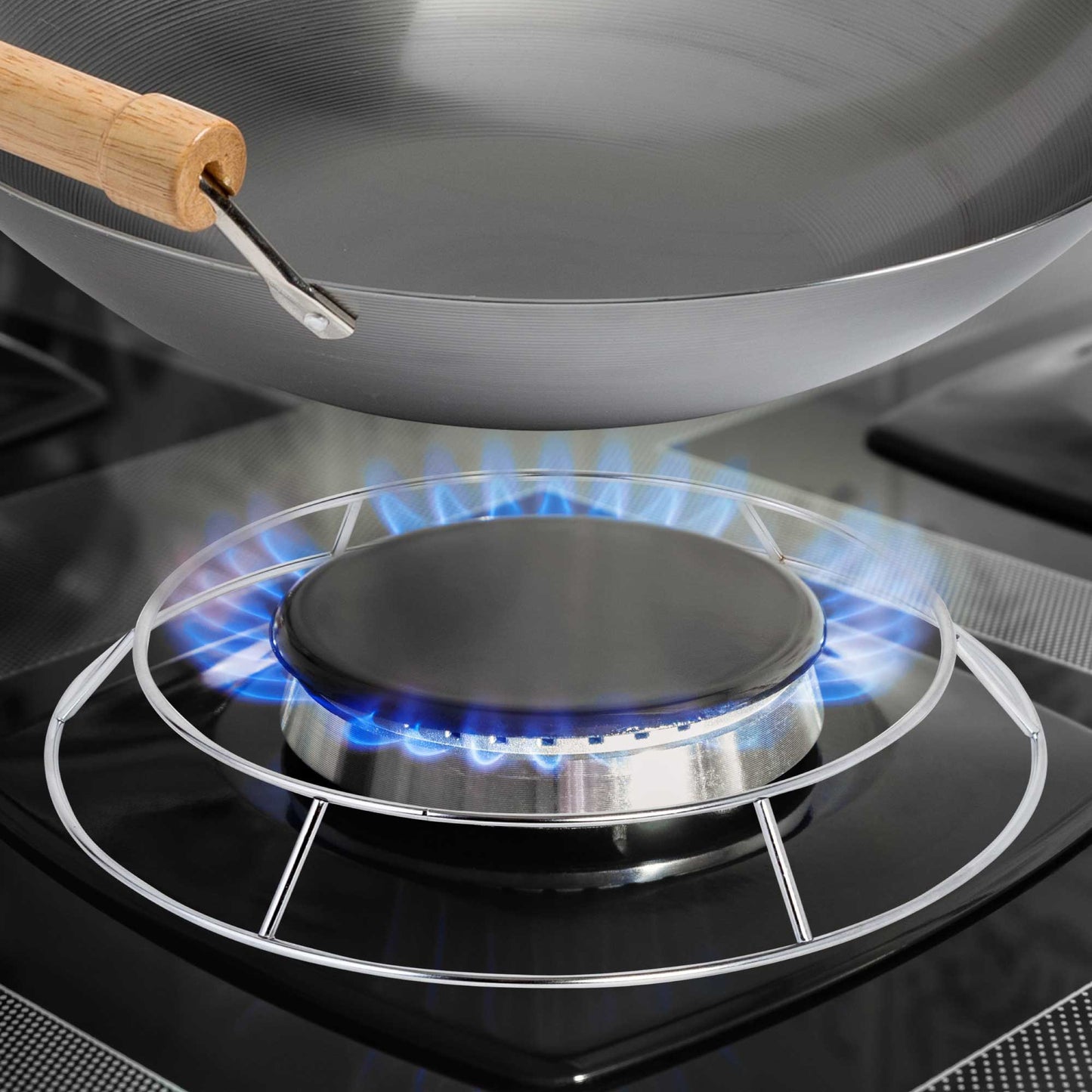 Wok Ring for Pairing with Traditional Round Bottom Woks