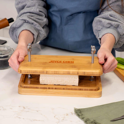 Burnished Bamboo Tofu Press
