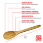 Burnished Bamboo Mixing Spoon, 18-Inch